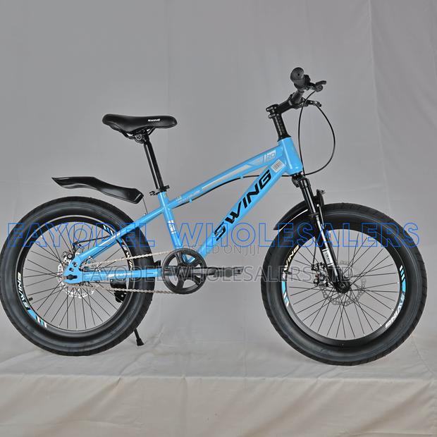 Swing 20 Inch Fat Tire Bicycle – Sky Blue Bmx Style Bike