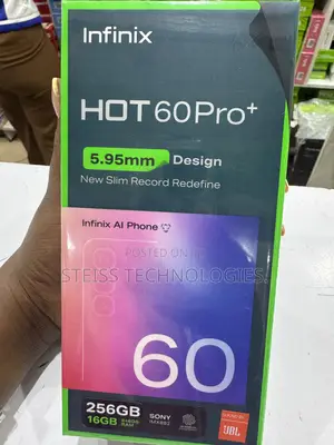 New Infinix Hot 60 Pro+ 256 GB Black
