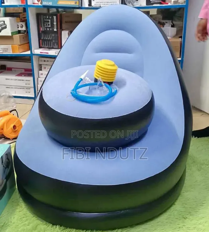 Inflatable Deluxe Launge Seat/Inflatable Seat With Foot Rest