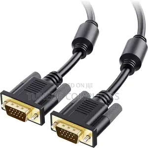 Male To Male Cable With Ferrite Cores 8meter Black