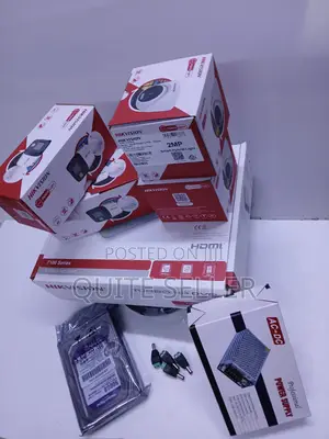 Live Streaming With Hikvision 4channel Complete Set