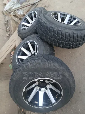Heavy Duty 235/75r15 Mud Terrain Tyres 15" Alloy Wheels