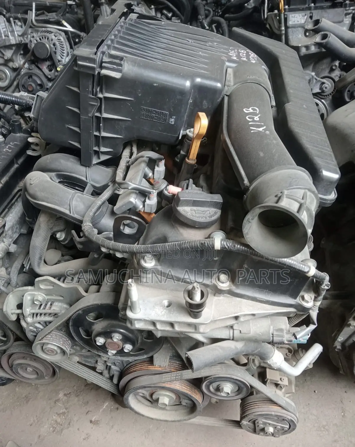 Slim Engine Suzuki K12b { Head Black, Plastic}