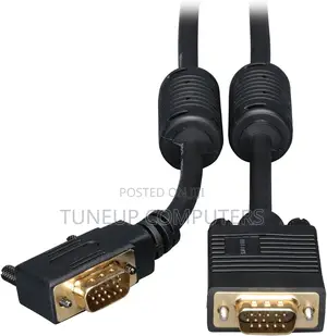 Vention Vga Male To Male Cable With Ferrite Cores 15meter Black