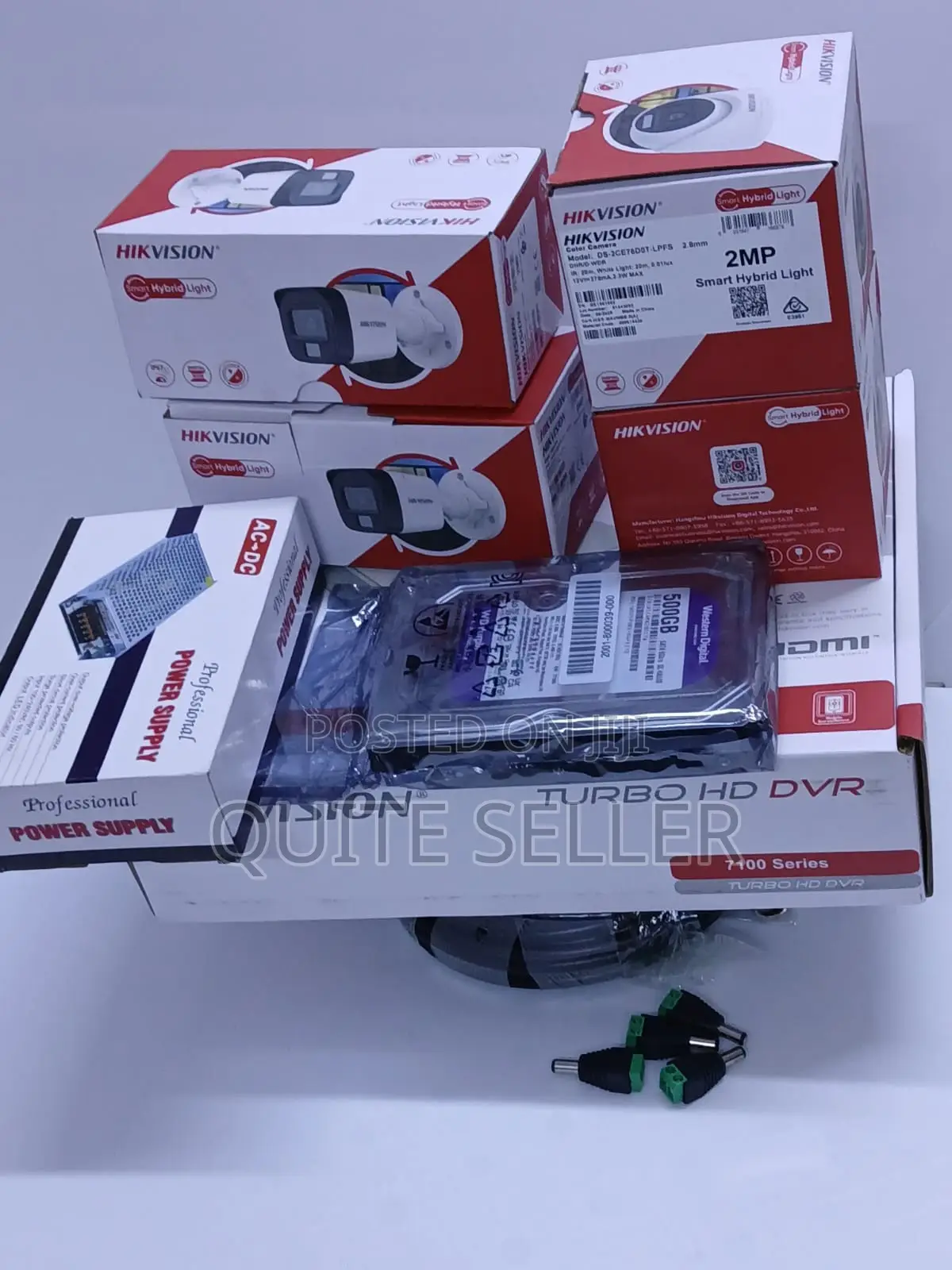 4 Channel DVR CCTV Camera Channels Kit
