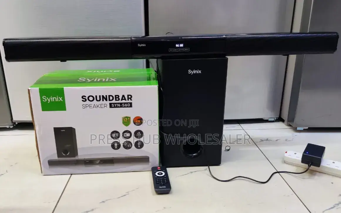 Syinix Soundbar Syn-S60 With Wired Subwoofer Bluetooth