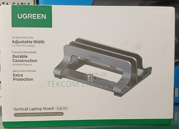 Ugreen Adjustable Vertical Laptop Stand Dual-Slot