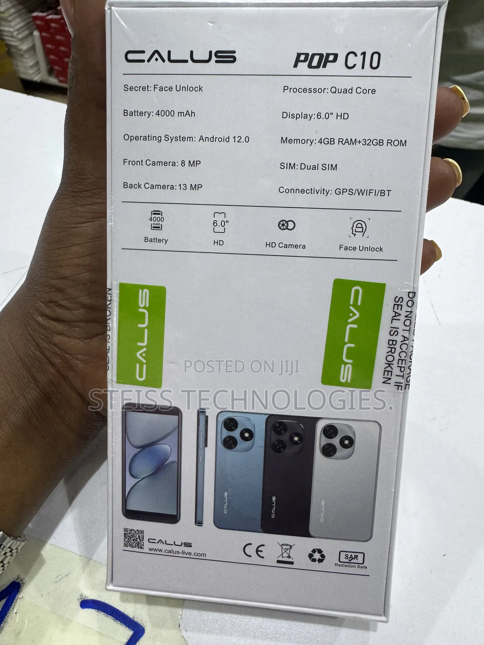 New Calus Spark 10 Pro 16 GB Black
