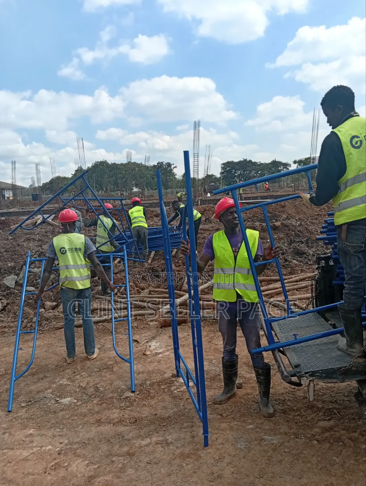 2metre High Mobile Scaffolding Ladders