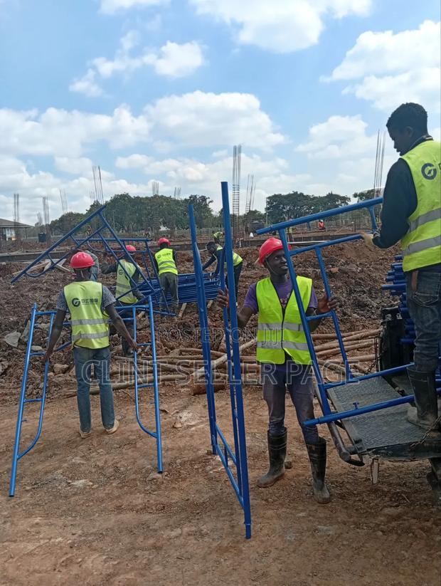 2metre High Mobile Scaffolding Ladders - main view