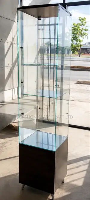 Modern Glass and Stand Display