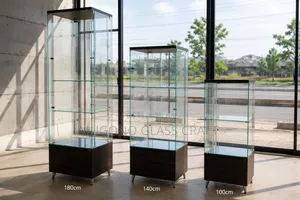 Modern Glass and Stand Display