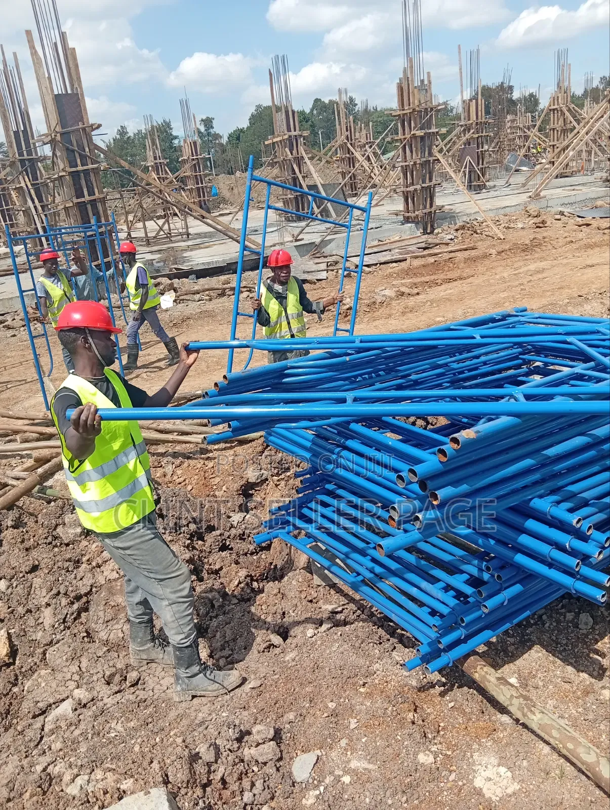 2 Metres High - Rise Scaffolding Ladders