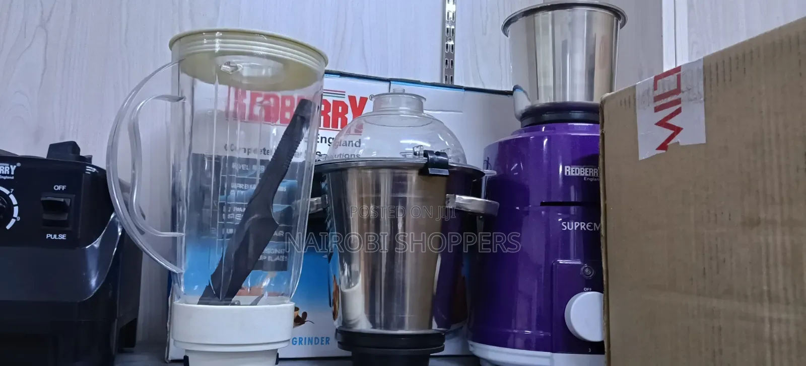Commercial Blender 3 in 1/ 2 Steel Jugs 1 Plastic Jug