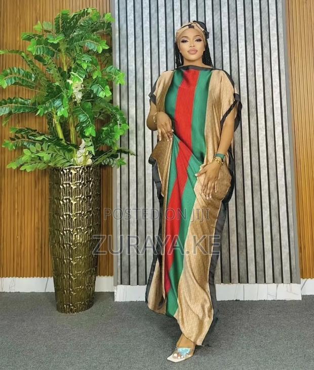 Silk Dera With Scarf - thumbnail 2