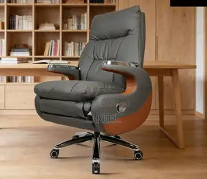 Office Chair : Executive C.E.O Leather Padded Office Chair