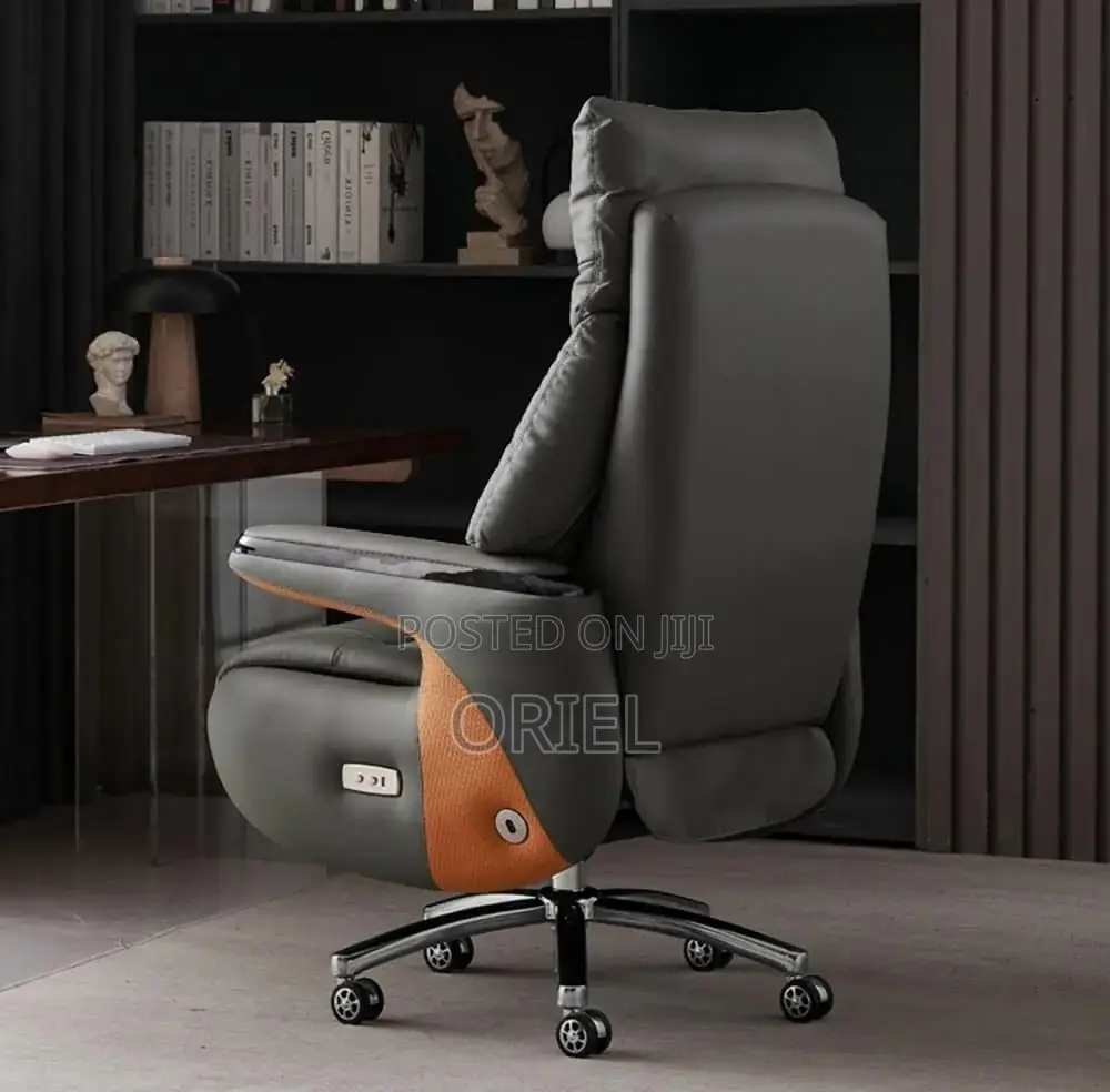 Office Chair : Executive C.E.O Leather Padded Office Chair