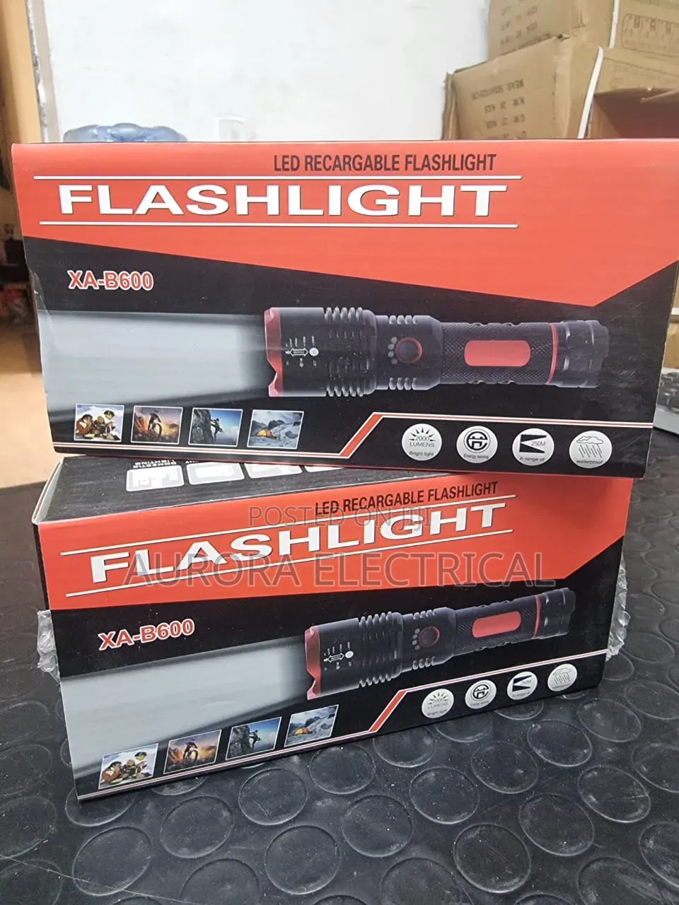 Flashlight Rechargeable Torch