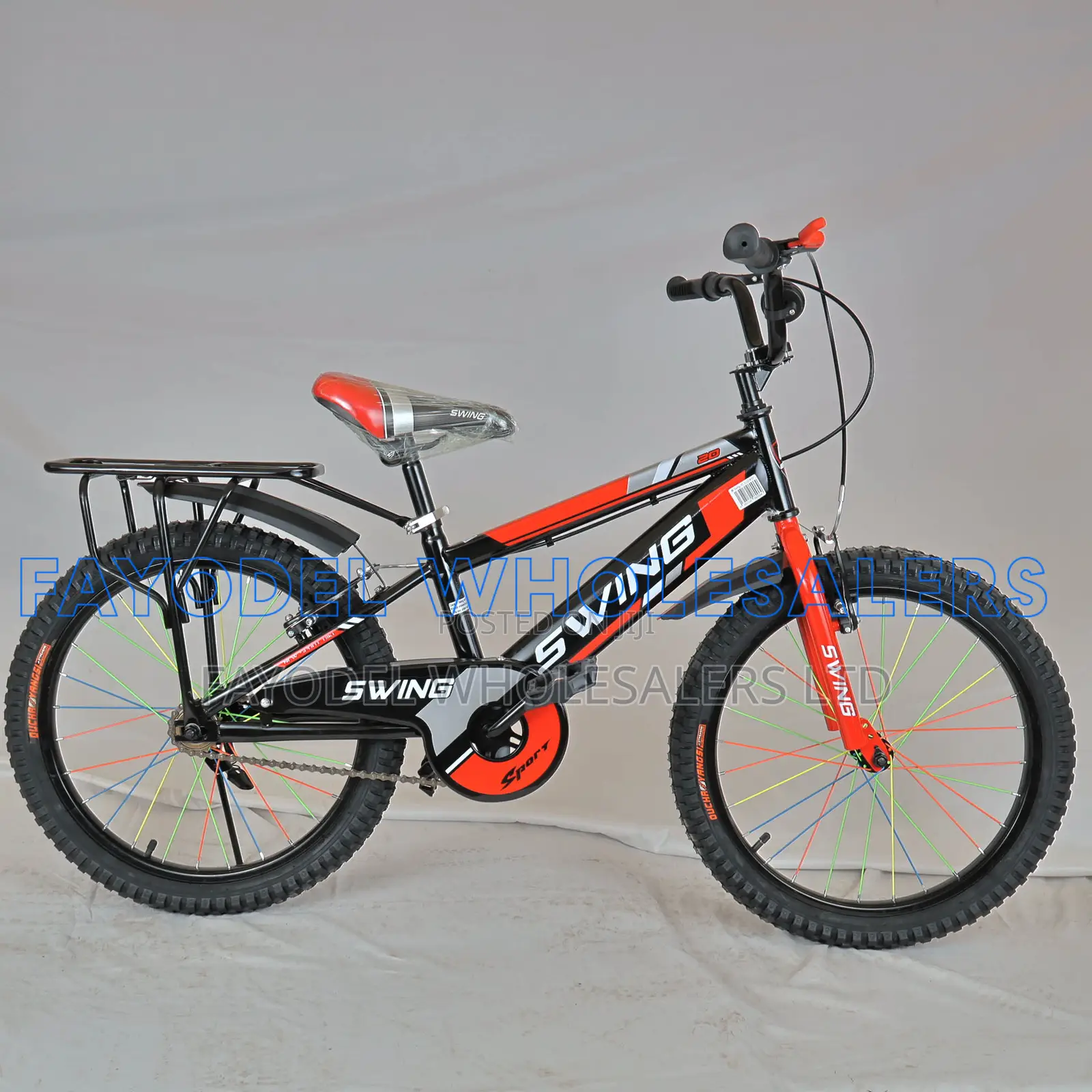 Swing Kids Bicycle With Front Rear Disc Brakes