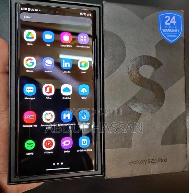 Samsung Galaxy S22 Ultra 5G 256 GB Black - thumbnail 3