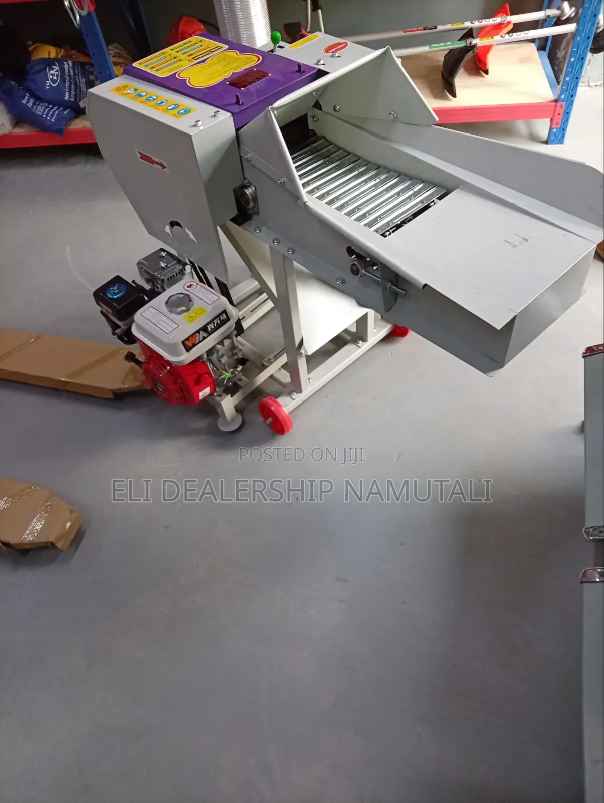 Industrial Livestock Feed Chaff Cutter With Petrol Engine