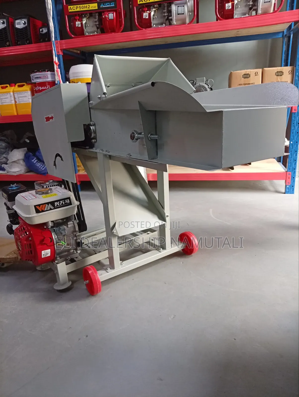 Industrial Livestock Feed Chaff Cutter With Petrol Engine
