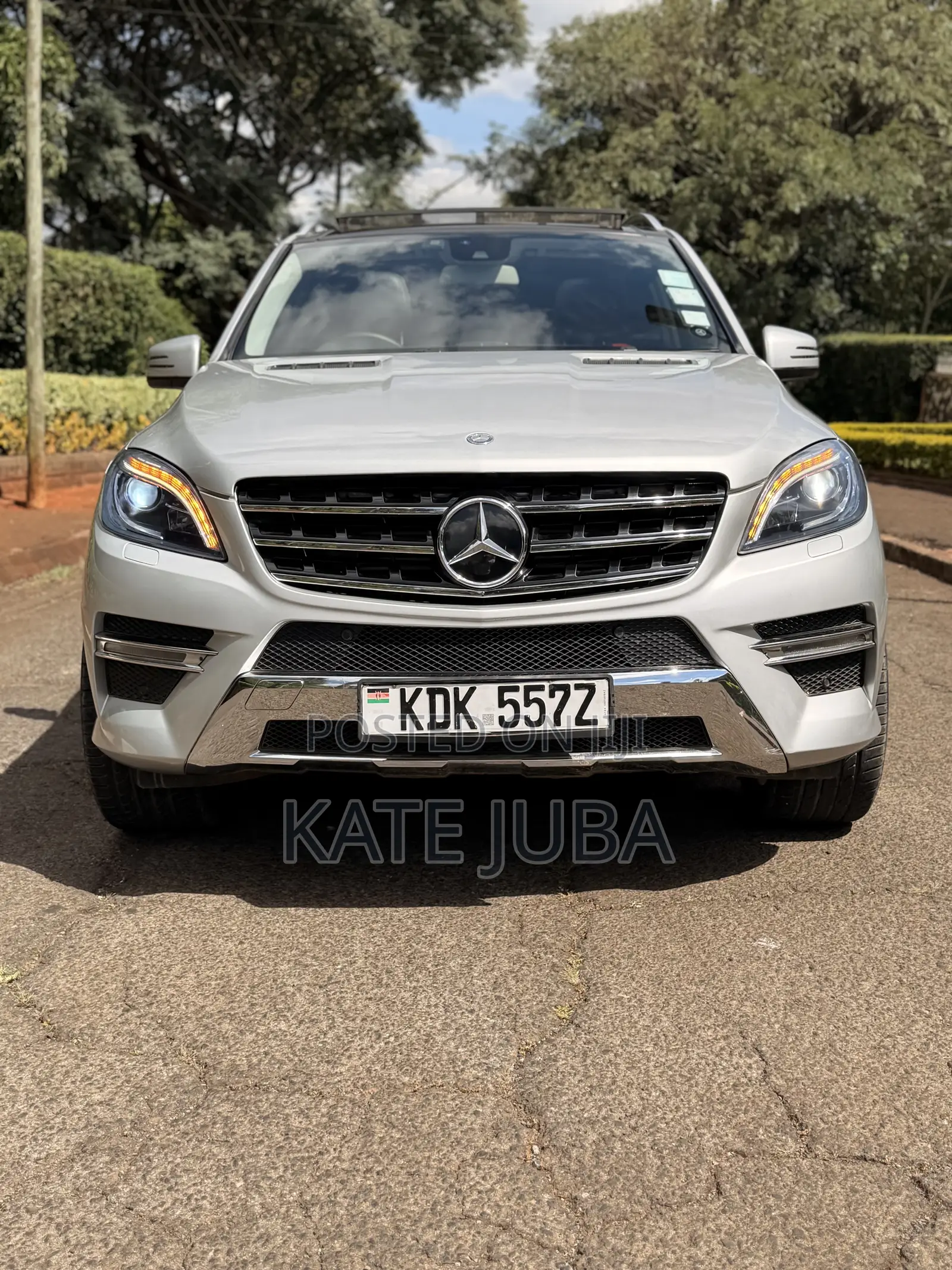 Mercedes-Benz M Class 2014 Silver