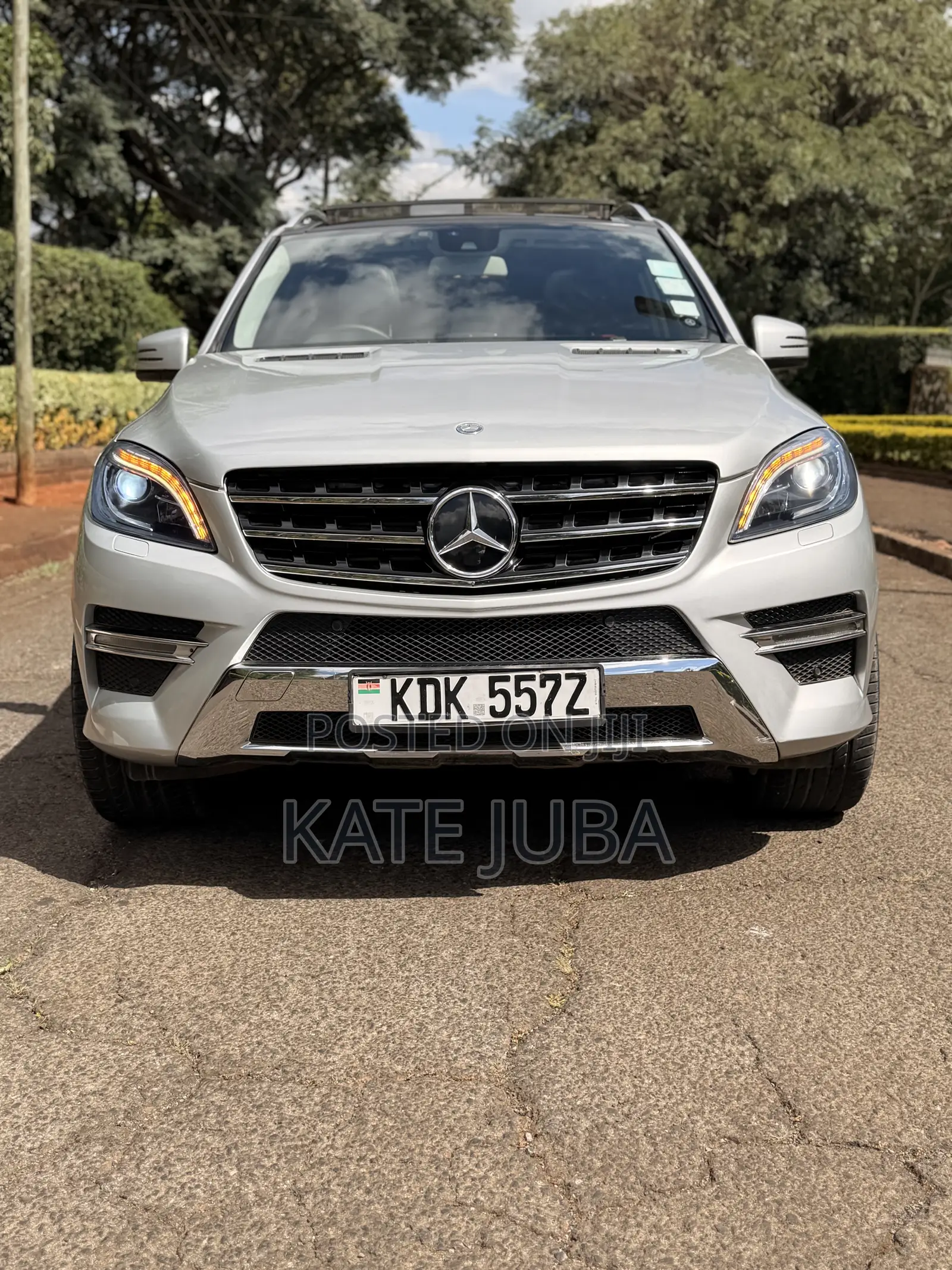 Mercedes-Benz M Class 2014 Silver