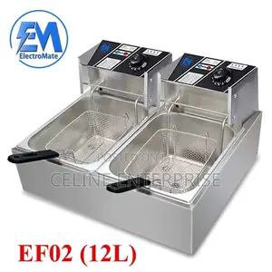 Electromate Double Deep Fryer