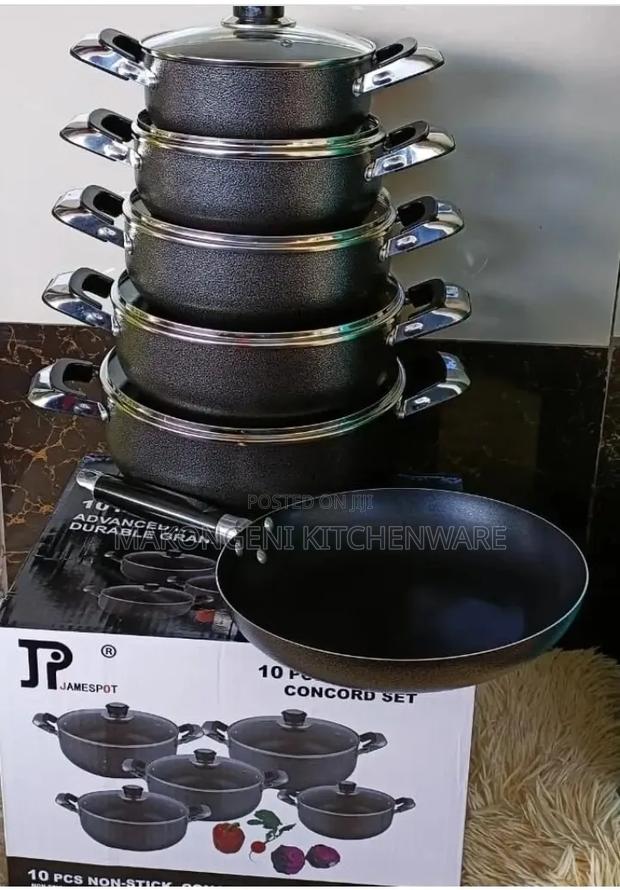10 Pieces Non Sticky Cookware Set