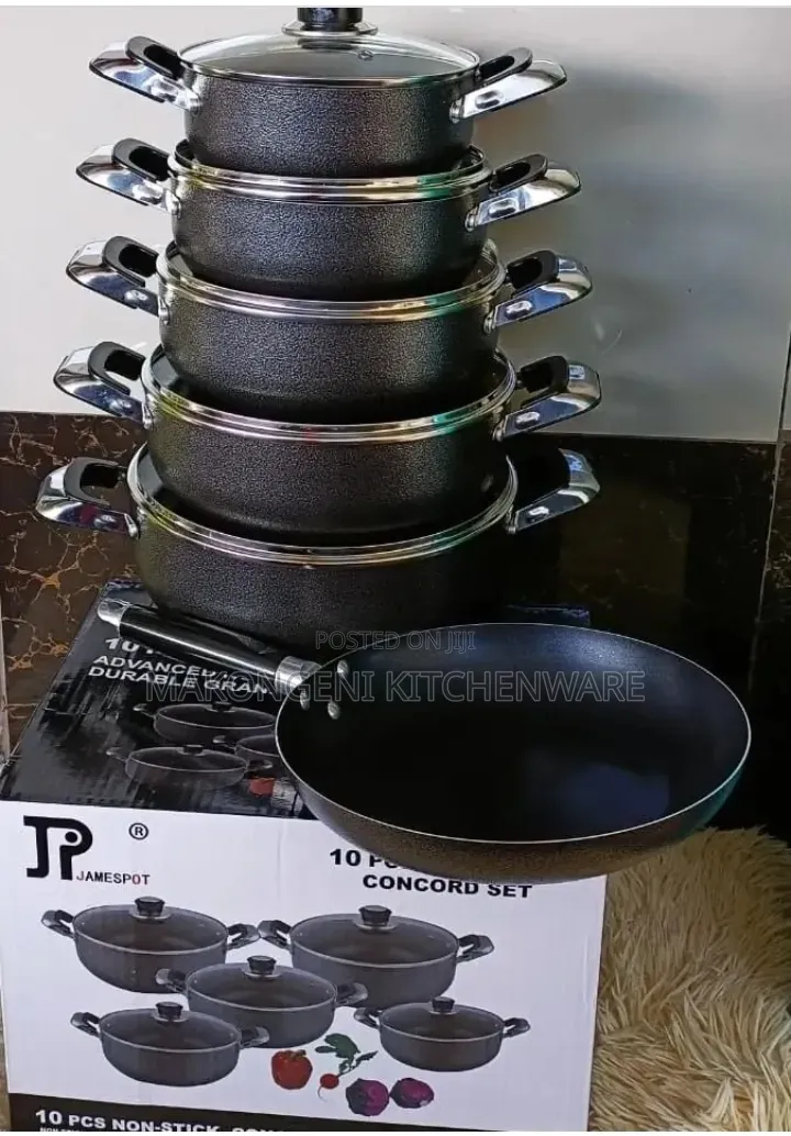 10 Pieces Non Sticky Cookware Set