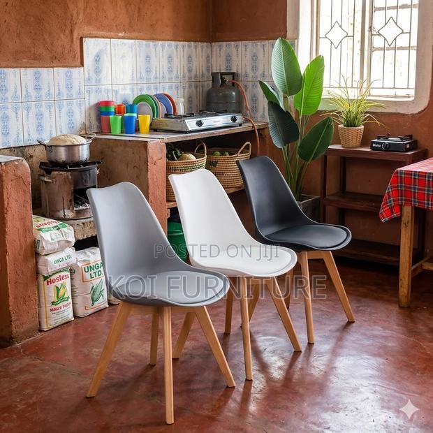 Dining Chairs; Modern Home Padded Dining Chairs - thumbnail 3