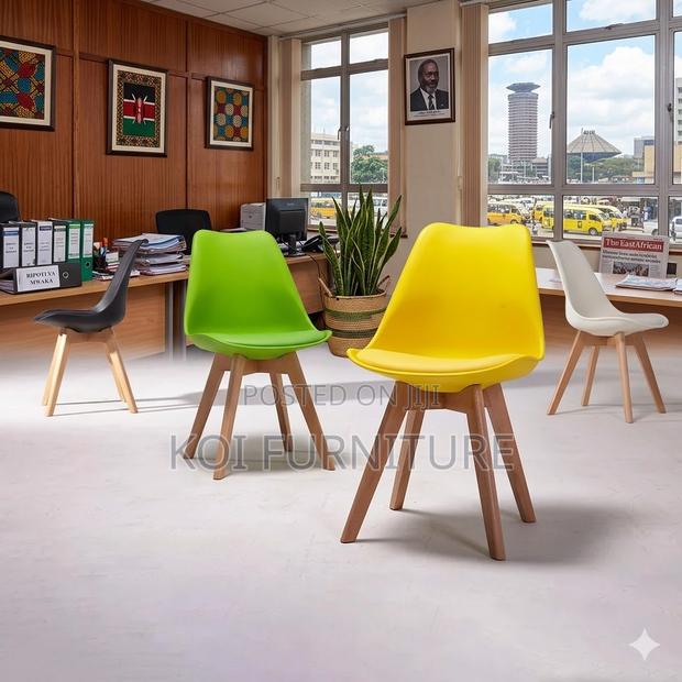 Dining Chairs; Modern Home Padded Dining Chairs - thumbnail 5