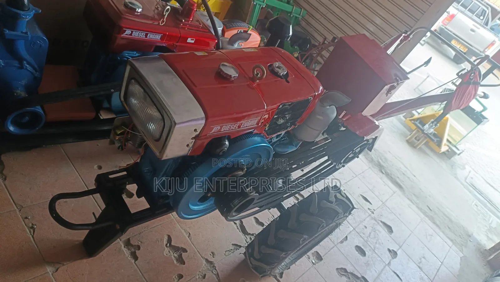 16hp Diesel Walking Tractor With Plough – Heavy Duty Power Tiller