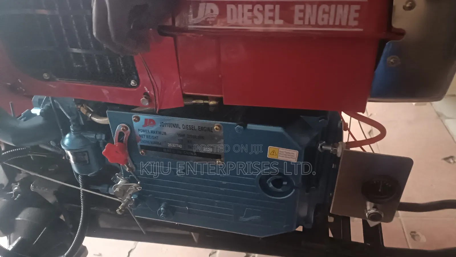 16hp Diesel Walking Tractor With Plough – Heavy Duty Power Tiller