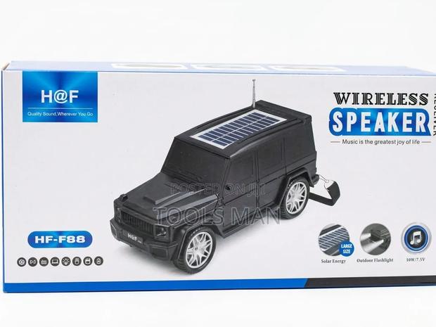 H at F Hf-F88 Solar Powered Wireless Bluetooth Speaker G-Wagon Design.