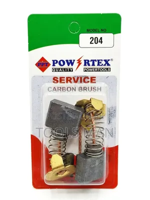 Powertex 204 Carbon Brushes For Power Tools - Pair.