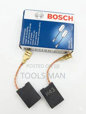Genuine Bosch Carbon Brush Set H43 - Pack Of 2 For Power Tools.