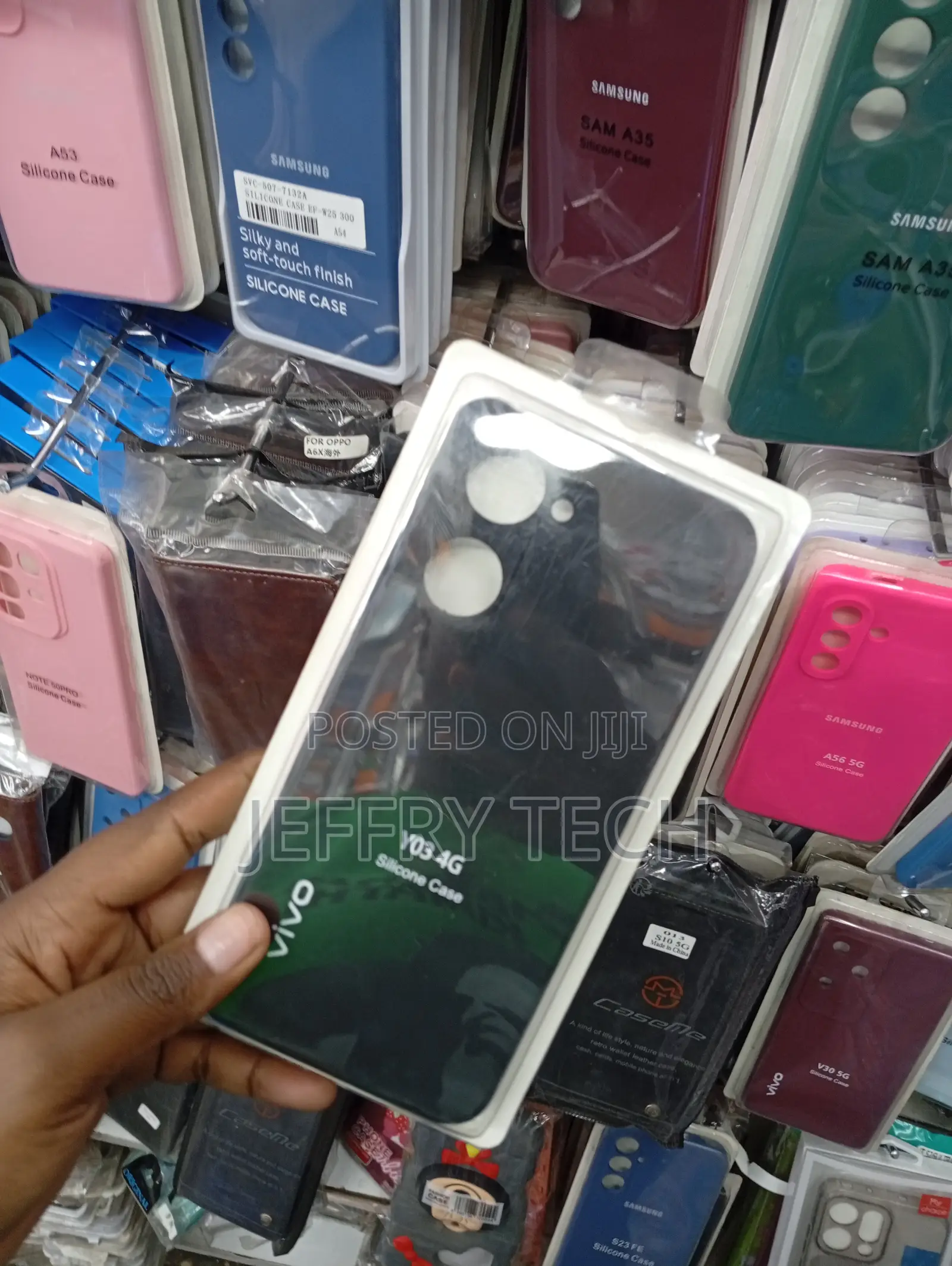 Vivo Y03 4g Flexible Matte Black Protective Cover