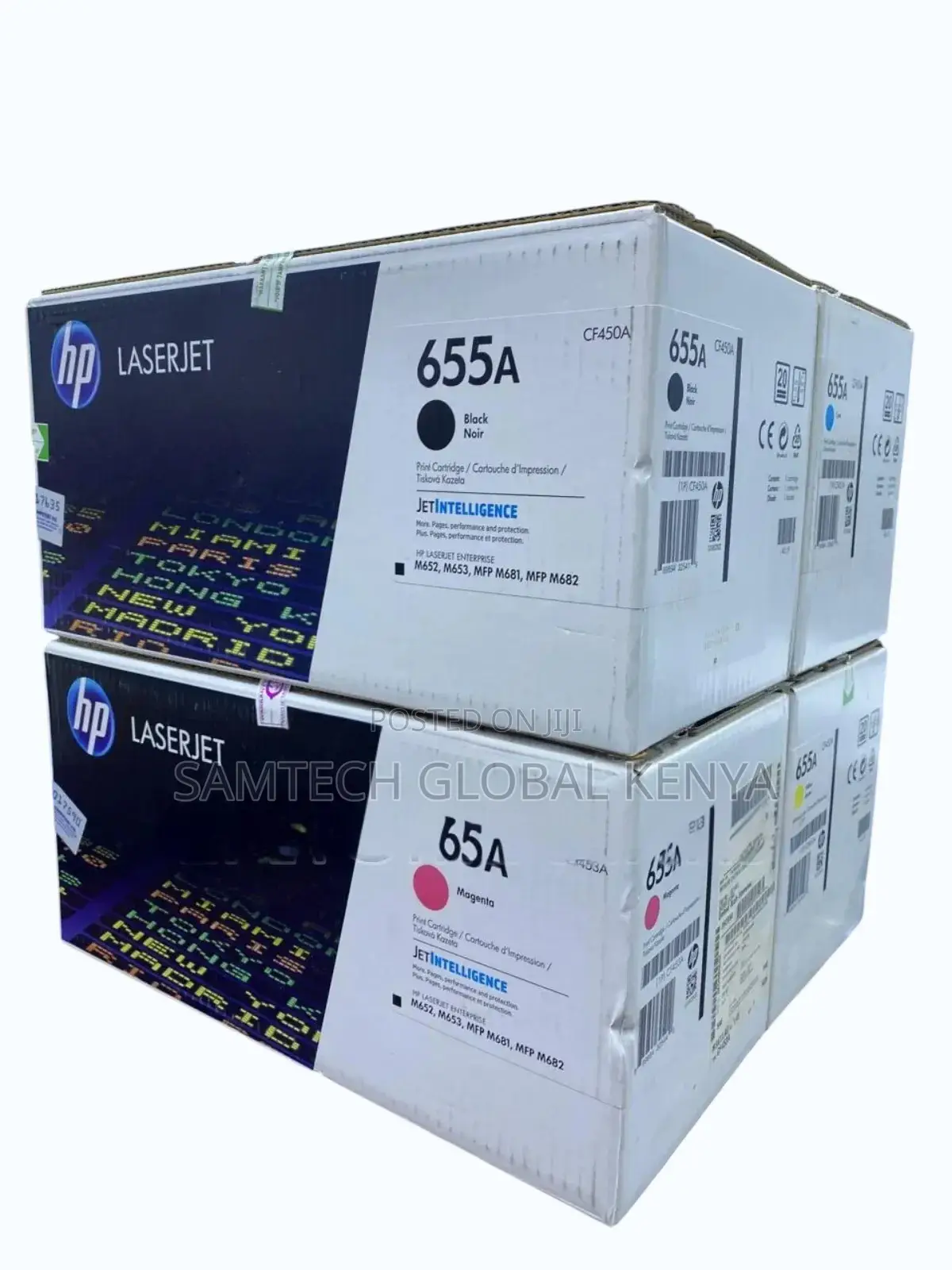 Hp Color Laserjet Enterprise Flow MFP M681f Toner Hp 655a Yield 12,500