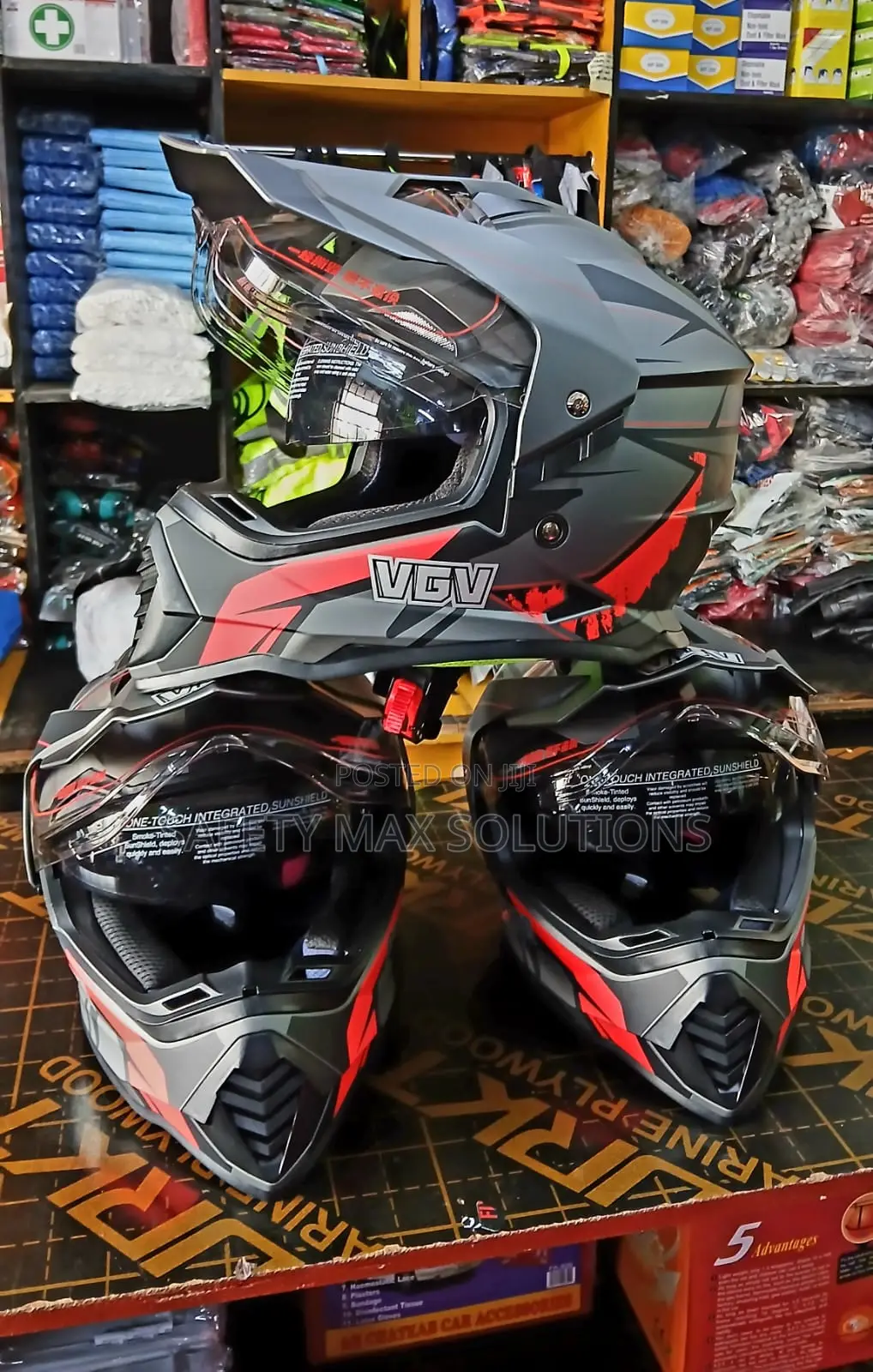 Offroad Helmets Vgv /Double Visor