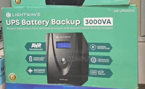 Lightwave (3kva) Ups Battery Backup!! Ups Lightwave 3000va!!