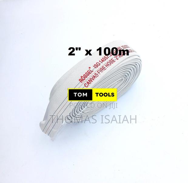 2 Inch X 100m Ldpe Canvas Delivery Fire Hose - thumbnail 2