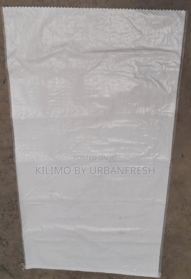 Laminated White Both Sides Nylon Sacks. Moq 10.