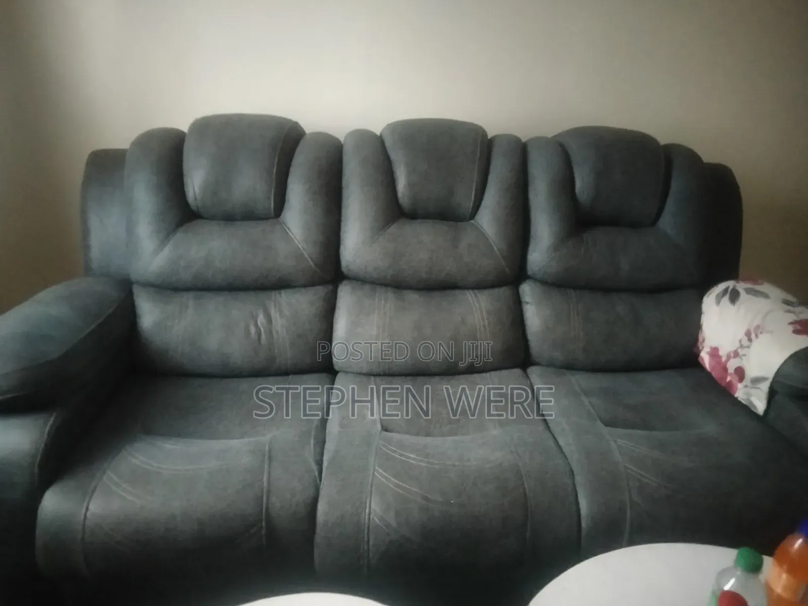Semi-Recliner Sofa 3 Seater