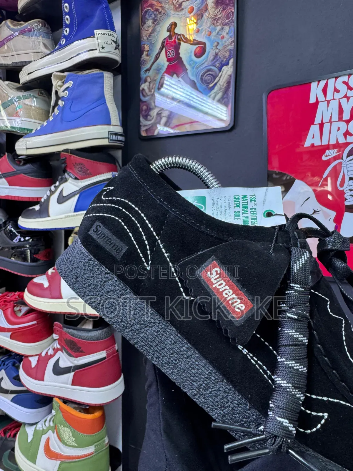 Supreme X Clarks Wallabee "Western Cut Out"