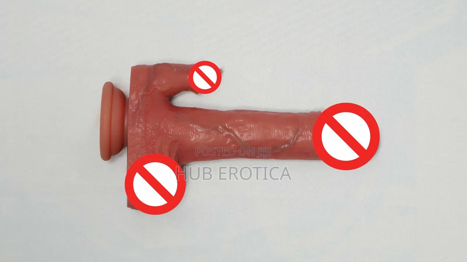 Realistic 4-in-1 Tongue-Licking Thrusting Dildo
