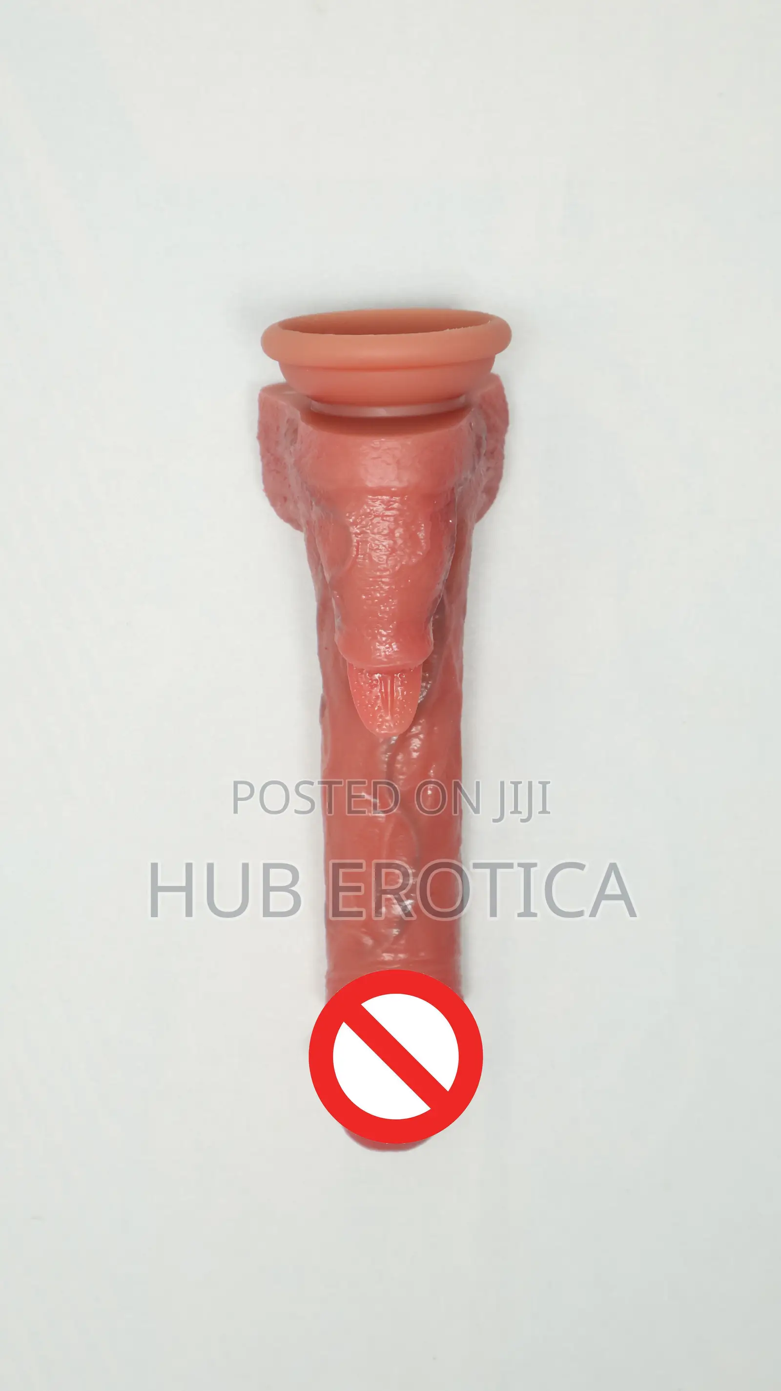 Realistic 4-in-1 Tongue-Licking Thrusting Dildo