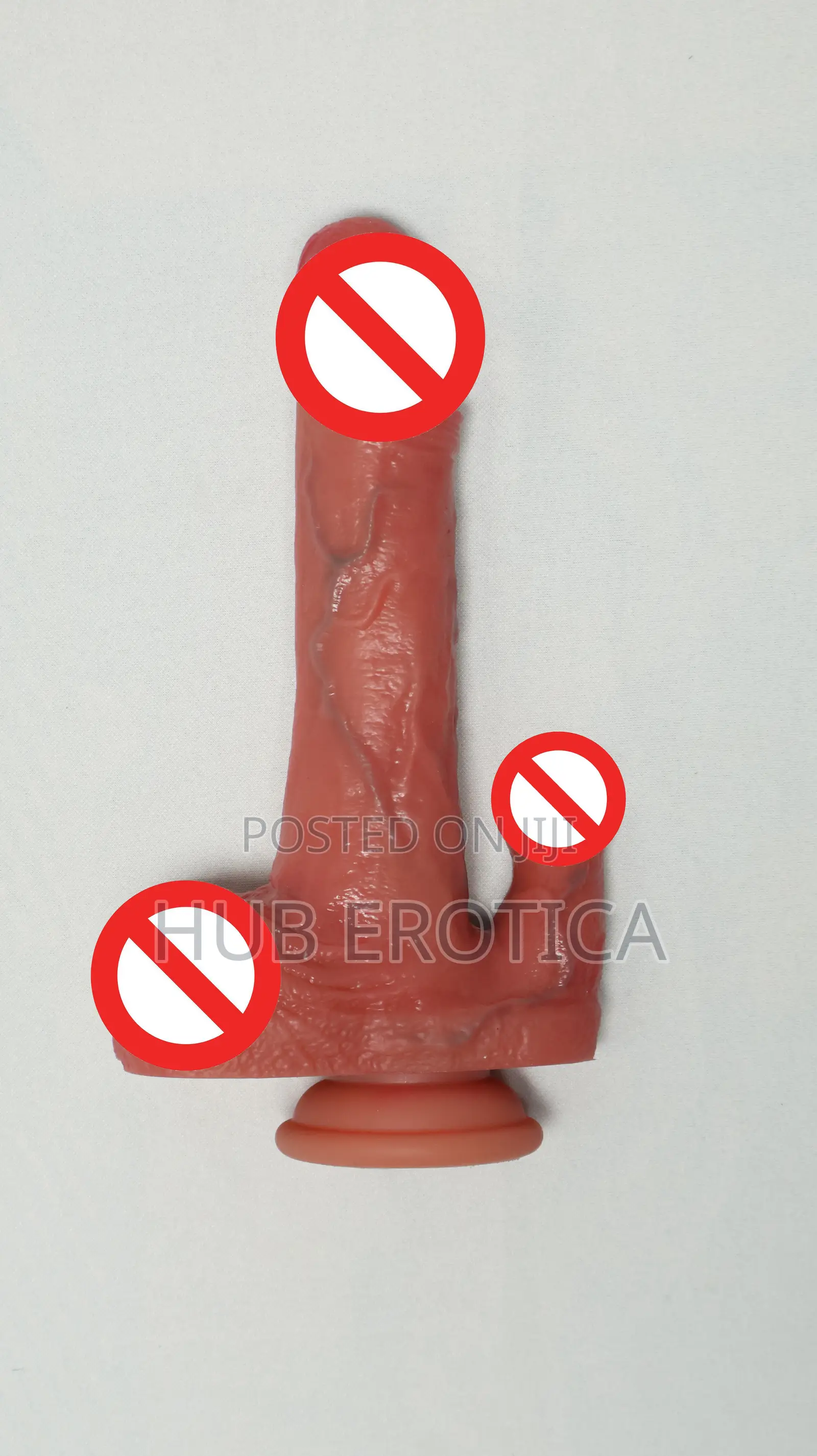 Realistic 4-in-1 Tongue-Licking Thrusting Dildo