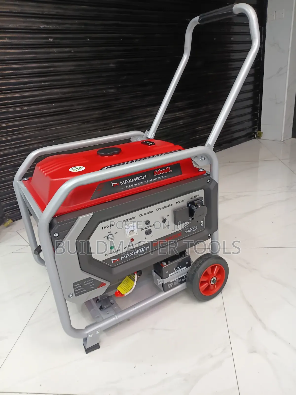6kva 5kw Portable Maxmech Gasoline Generator